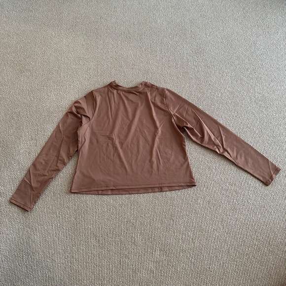 SKIMS Other - Skims Almond Swim Long Sleeve Shirt Swimsuit, Size 2X NWT